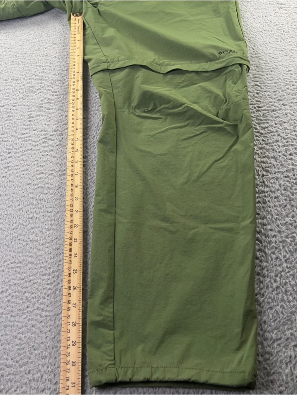 Columbia Titanium Convertible Pants Womens 20W Green Lightweight Outdoors Hiking - Picture 7 of 15